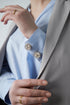 Daisy gleam cufflinks - Transparent
