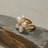 Anel Flower Blossom | Acabamento em Ouro de 18K