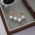 Brincos Cherry | Acabamento em Ouro de 18K