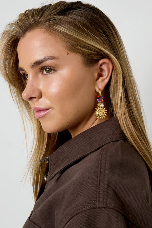 Drop Earrings sun Casual Daily Simple Series Women's jewelry