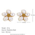 Brincos Flower | Acabamento em Ouro de 18K