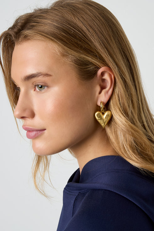 Drop Earrings Heart Daily Daily Simple Series Women's jewelry