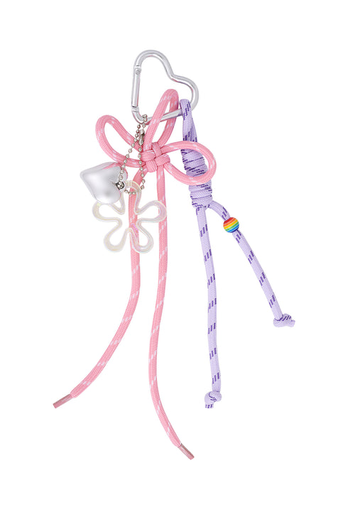 Happy pride pendant - Orange pink
