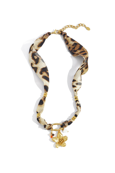 Pendant necklaces Flower Leopard Print Casual Daily Simple Series Women's jewelry