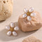 Brincos Flower | Acabamento em Ouro de 18K
