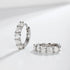 Brincos Lumière | Prata de lei S925 - Moissanite - Banho de Platina