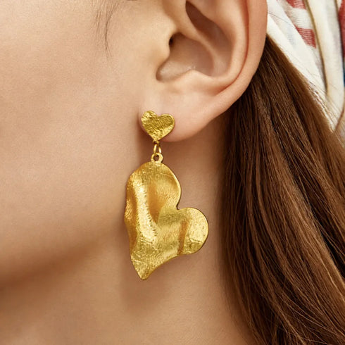 Brincos Sara | Acabamento em Ouro de 18K