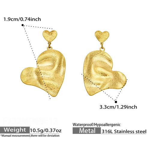 Brincos Sara | Acabamento em Ouro de 18K