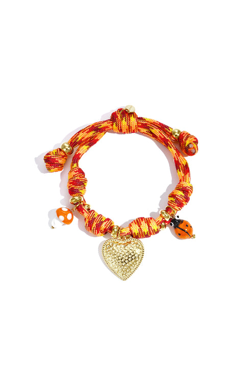 Rope Charm Bracelets Heart Casual Daily Romantic Series Women's jewelry