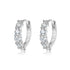 Brincos Lumière | Prata de lei S925 - Moissanite - Banho de Platina