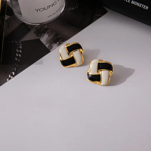 Brincos Amélie | Acabamento em Ouro de 18K