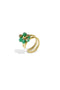 Stainless Steel Ear Cuffs Flower Casual Daily Simple Series Women's jewelry