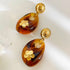 Brincos Evelyn | Acabamento em Ouro de 18K