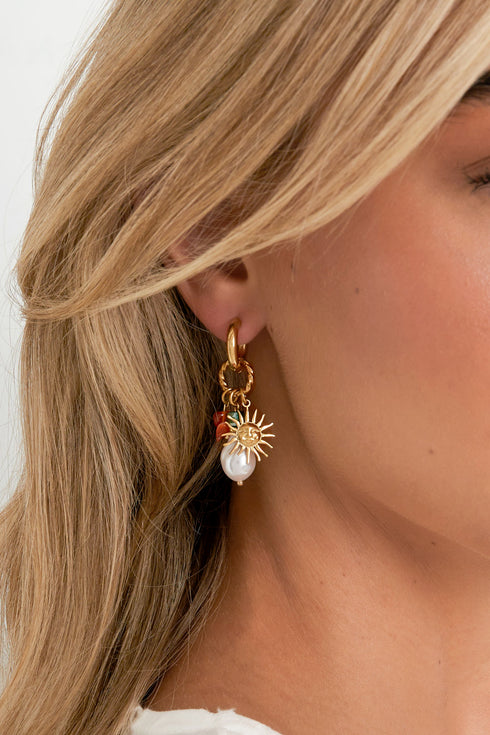 Drop Earrings sun Casual Daily Simple Series Women's jewelry