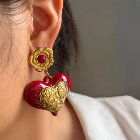 Brincos Gatsby | Acabamento em Ouro de 18K