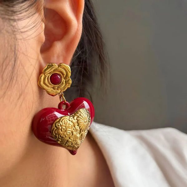 Brincos Gatsby | Acabamento em Ouro de 18K