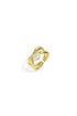 Stainless Steel Gemstone Rings lines Simple Daily Simple Series Women's jewelry