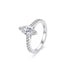 Brincos Aurélia | Prata de lei S925 - Moissanite - Banho de Ródio