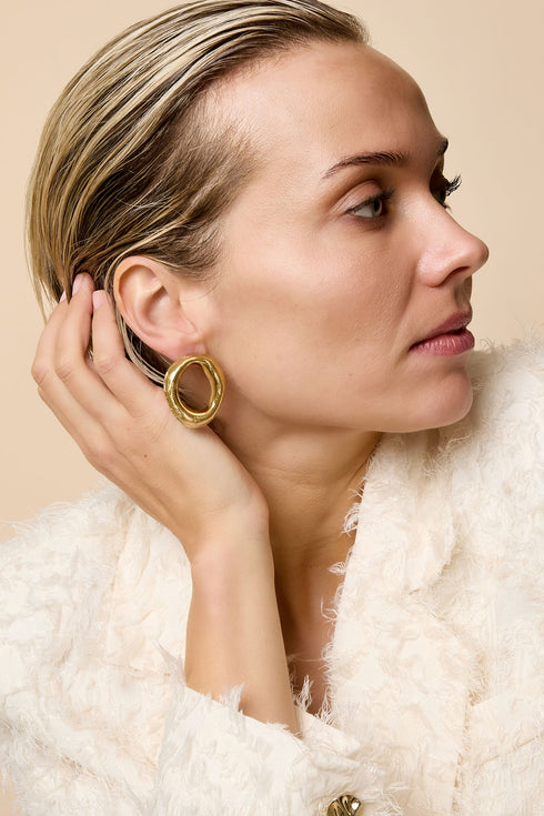 Stud Earrings irregular shape Casual Daily Simple Series Women's jewelry