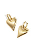 Stainless Steel Drop Earrings Heart Casual Daily Simple Series Women's jewelry