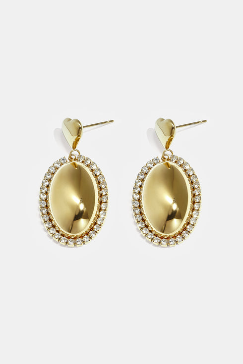 Stainless Steel Drop Earrings Heart Casual Daily Simple Series Women's jewelry
