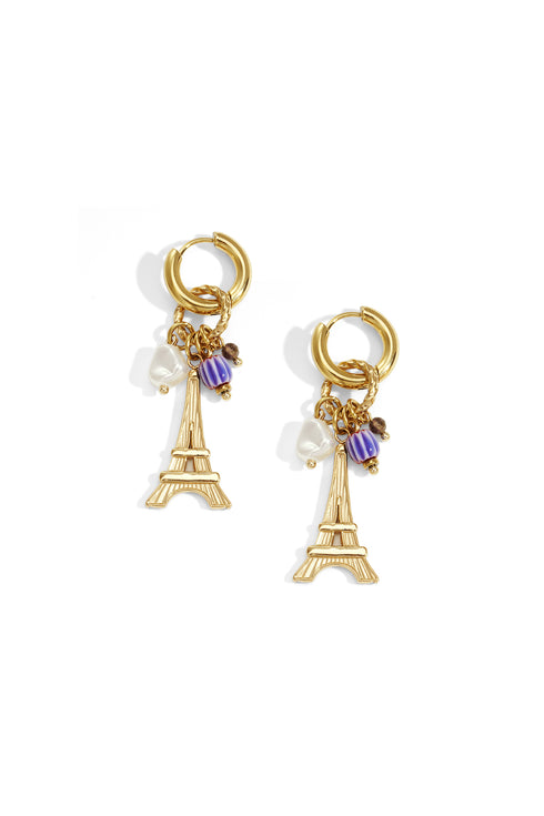 Paris Happy Charm earrings